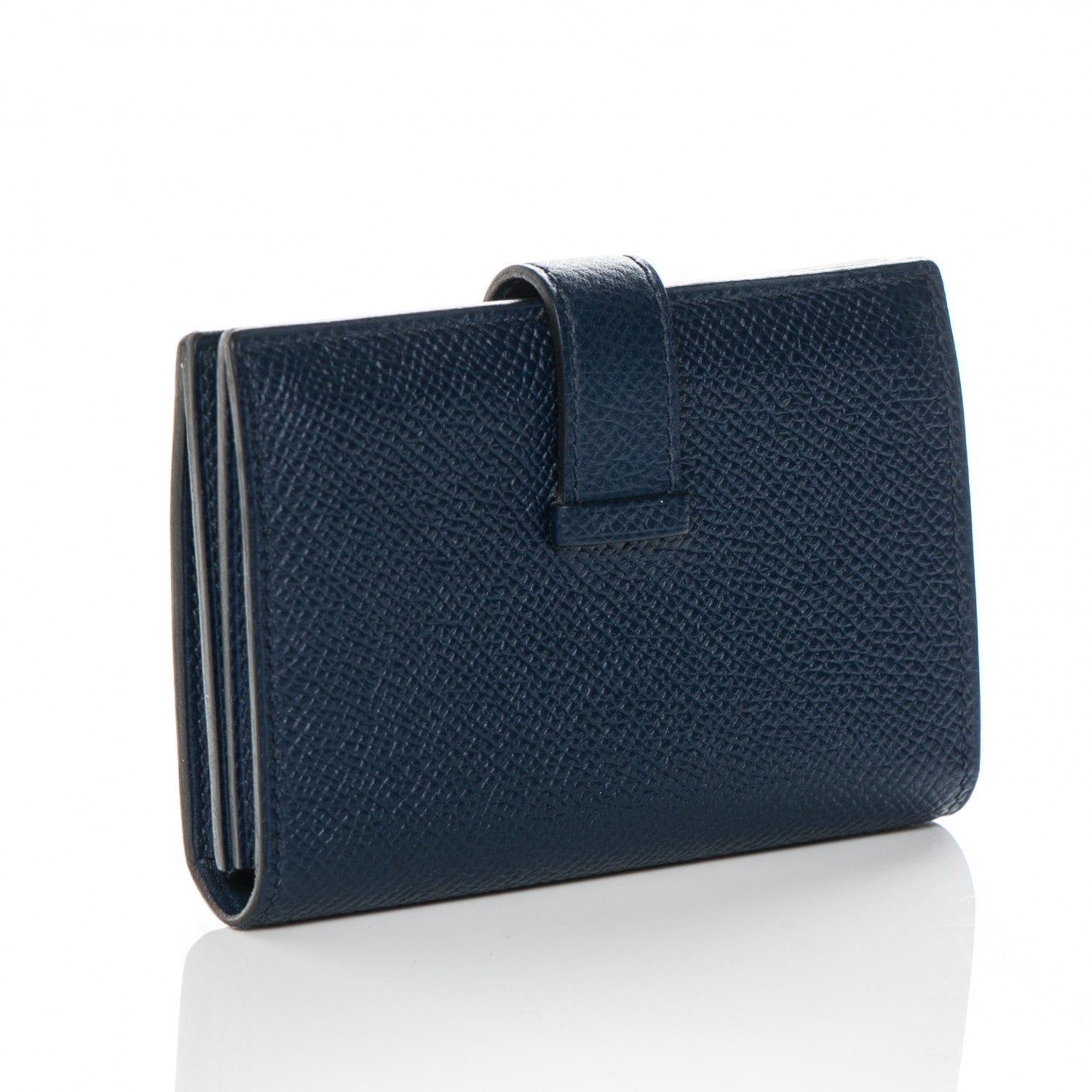 Hermes Epsom Bearn Card Holder Wallet Bleu Saphir 3 of 7