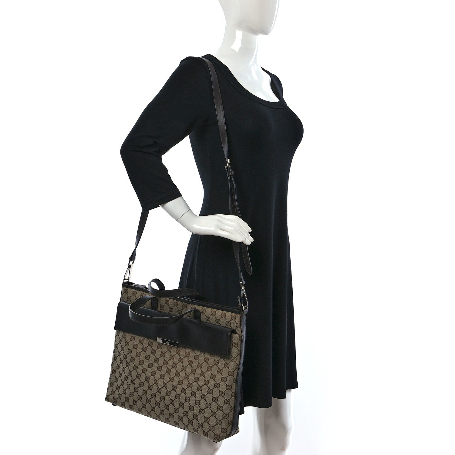 Gucci Monogram Briefcase 2 of 9