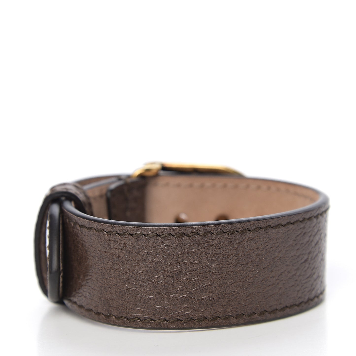 Calfskin Marmont Double G Bracelet Brown