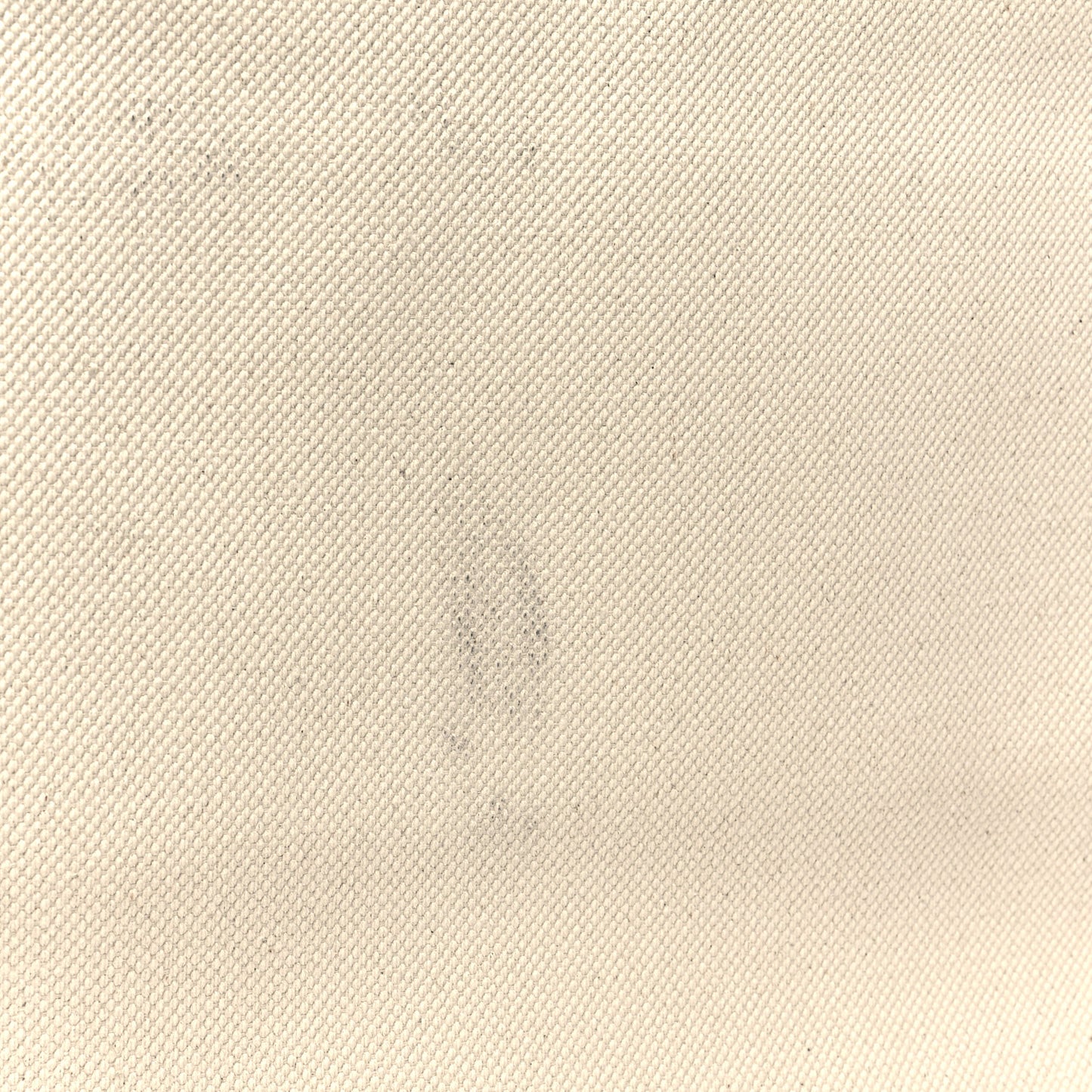 Canvas Calfskin Logo Print Vertical Cabas Natural Tan