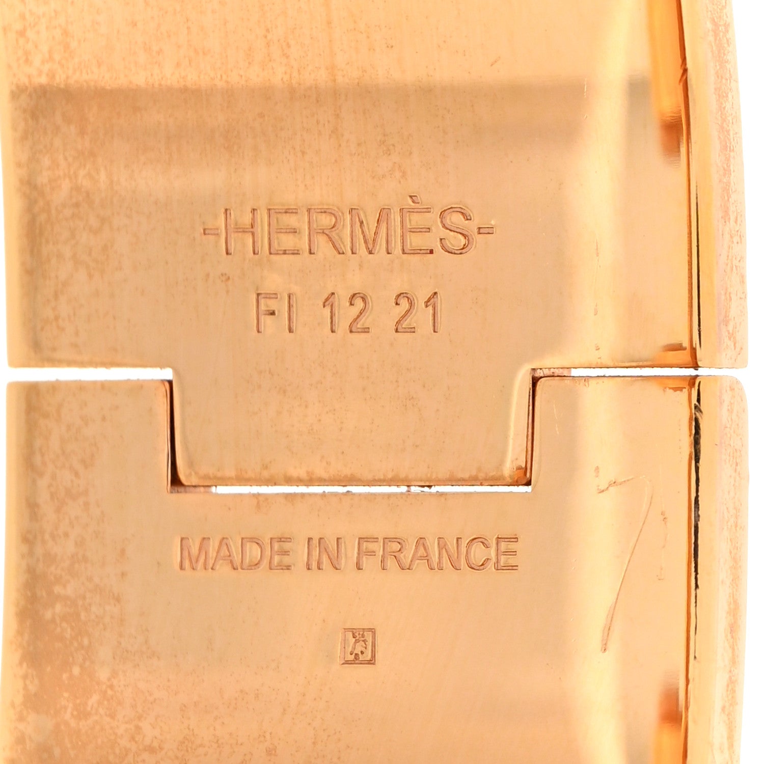 Hermes Enamel Wide Print Cliquetis Clic Clac H Bracelet PM Songe Nuit 4 of 4