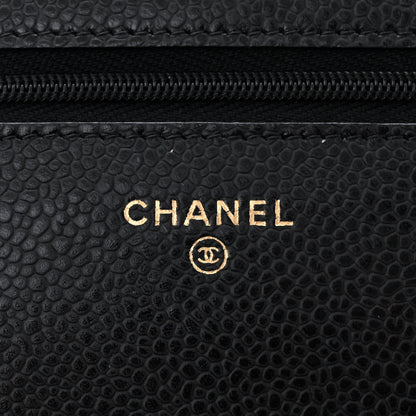 Chanel Caviar Quilted Wallet on Chain WOC Black 6 of 11