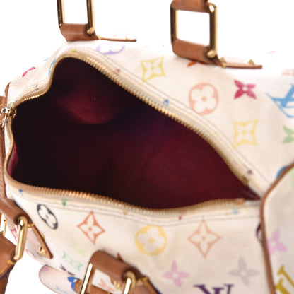 Louis Vuitton Monogram Multicolor Speedy 30 White 5 of 15