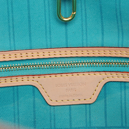 Louis Vuitton Monogram V Neverfull MM Turquoise 6 of 11