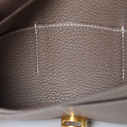 Hermes Togo Dogon Combined Wallet Etoupe 12 of 15