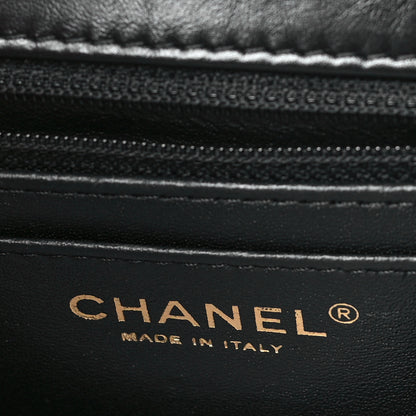Chanel Aged Calfskin Chevron Quilted 2.55 Reissue Mini Flap Black 6 of 10
