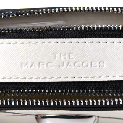 Marc Jacobs X Peanuts Saffiano Small Snoopy Snapshot Camera Bag White Black 7 of 11