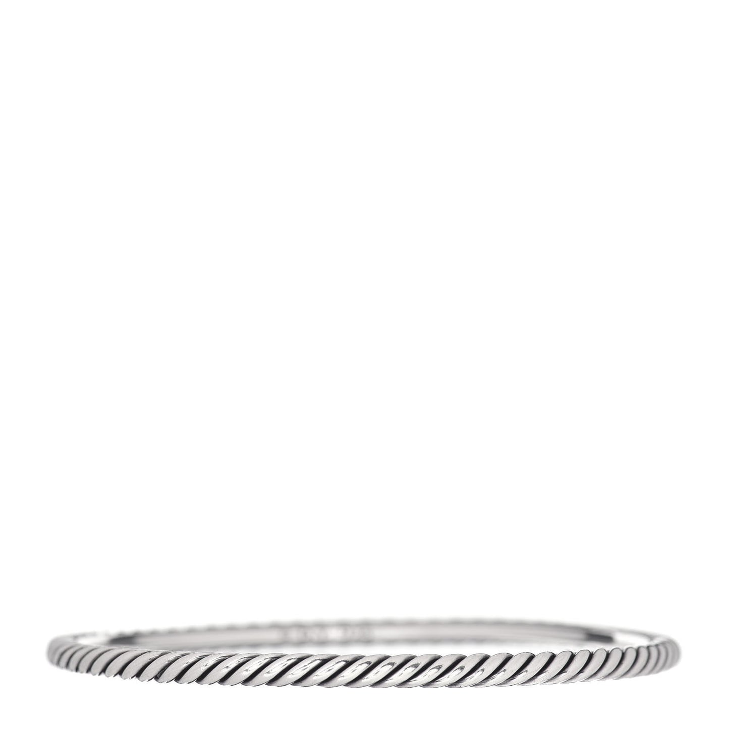 Sterling Silver 4mm Cable Classics Bangle Bracelet