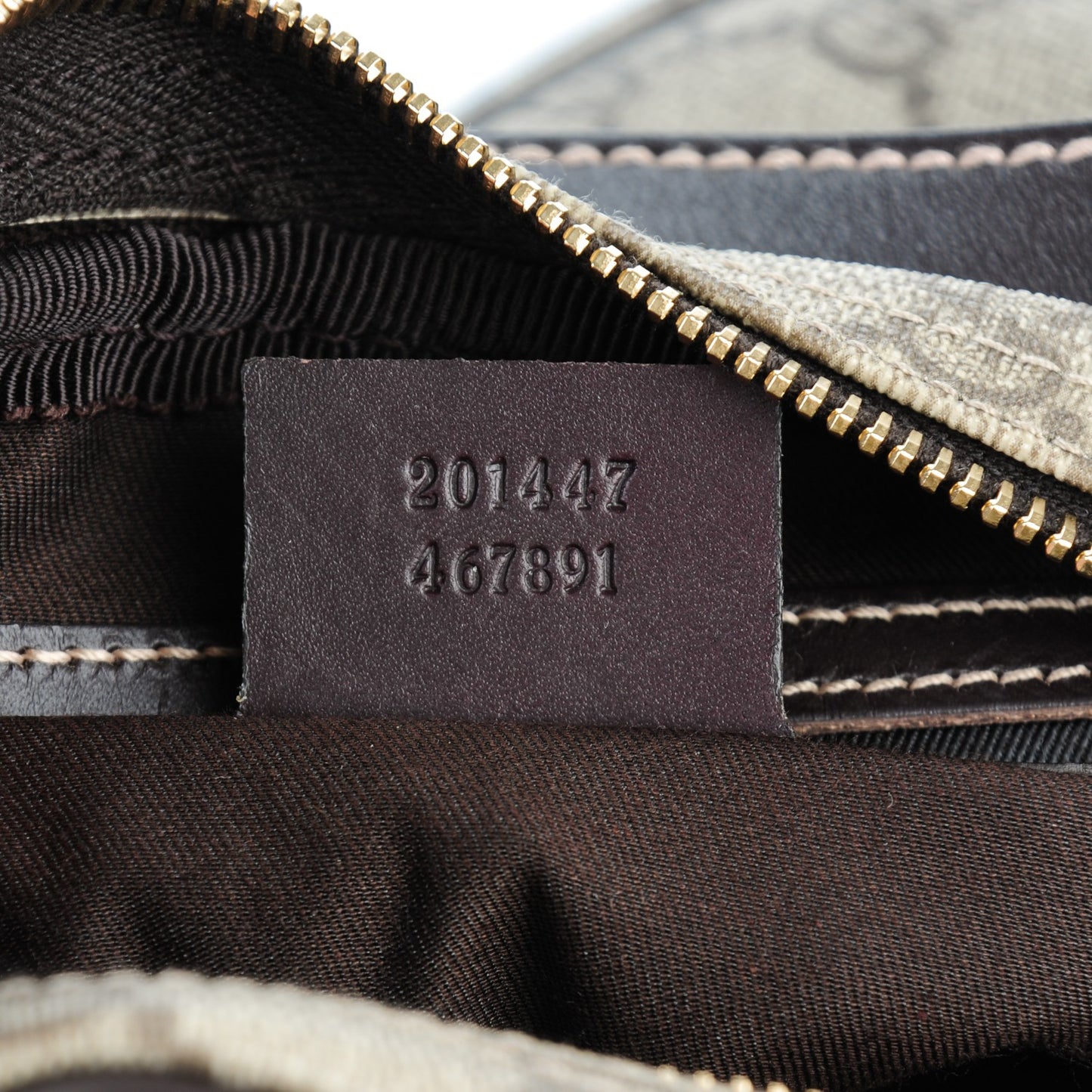 GG Plus Monogram Small Shoulder Bag Dark Brown