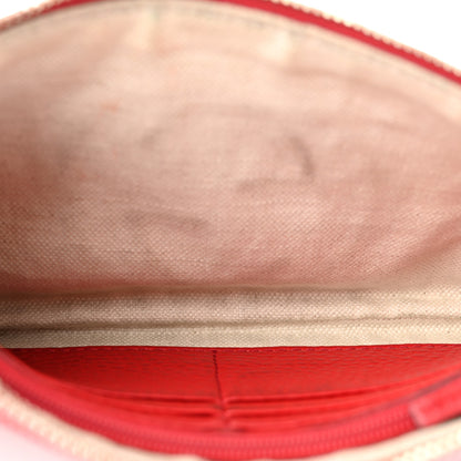 Gucci Pebbled Calfskin Soho Wristlet Vibrant Red 5 of 8
