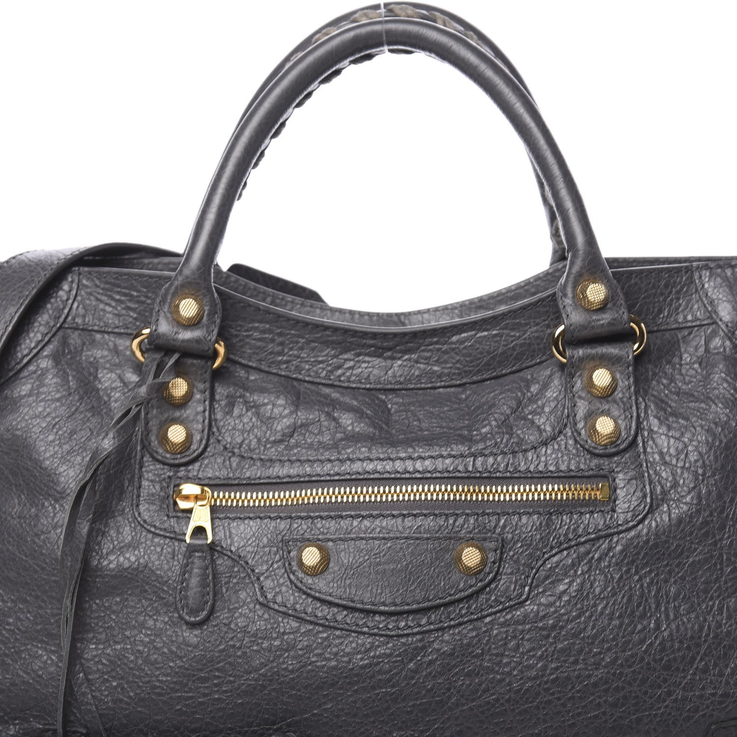 Balenciaga Agneau Giant 12 Gold Hardware City Gris Tarmac 13 of 15