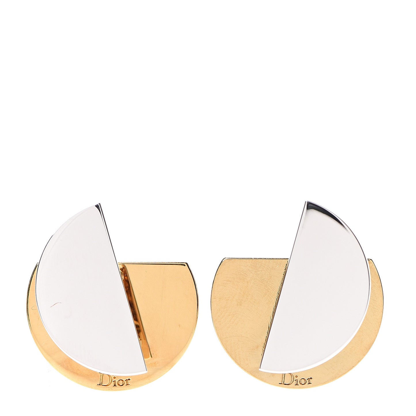Half Moon Earring Gold Silver