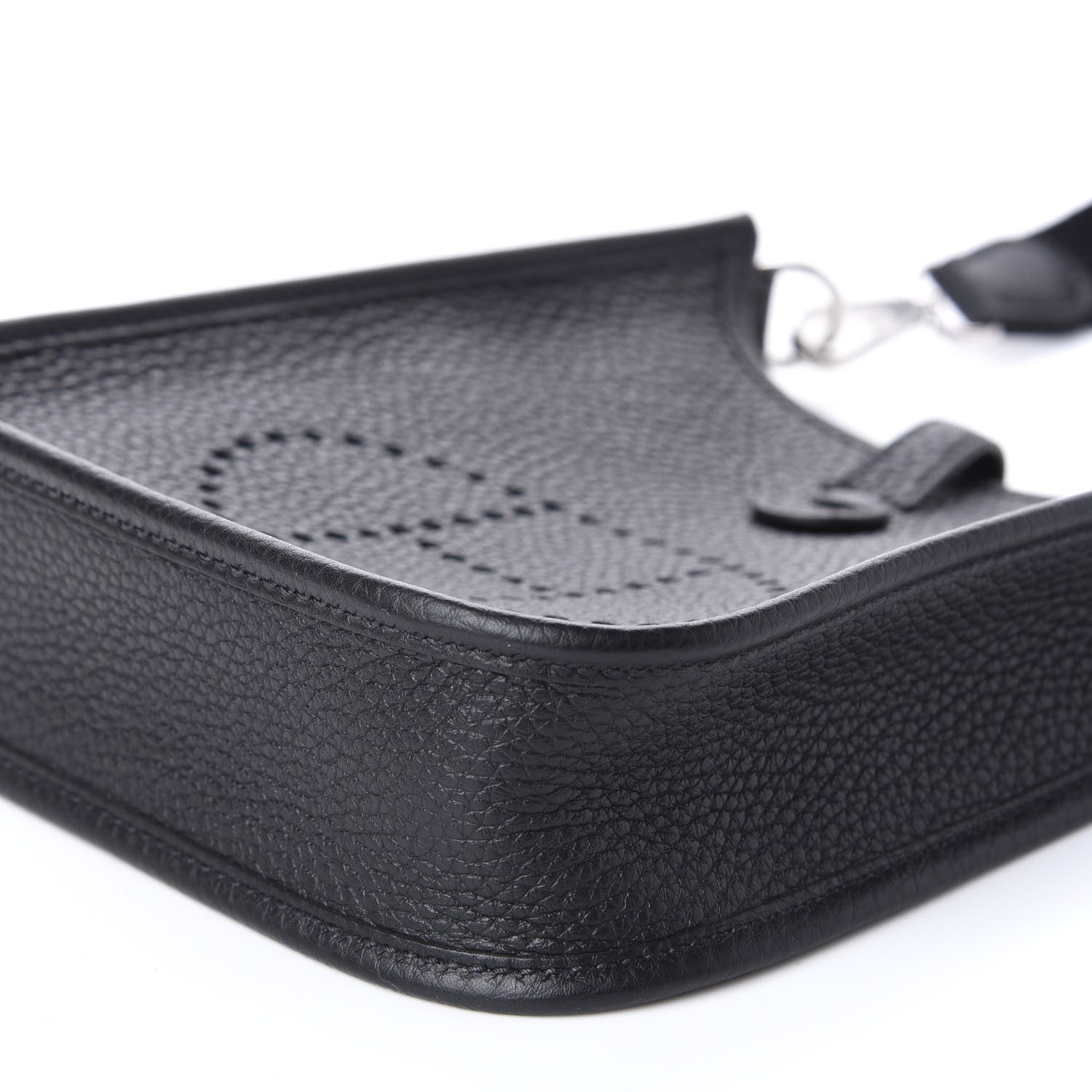 Hermes Taurillon Clemence Evelyne TPM Black 7 of 10