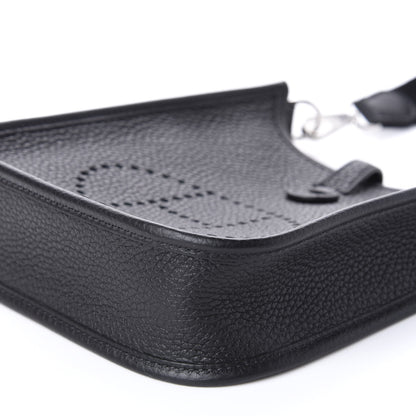Hermes Taurillon Clemence Evelyne TPM Black 7 of 10