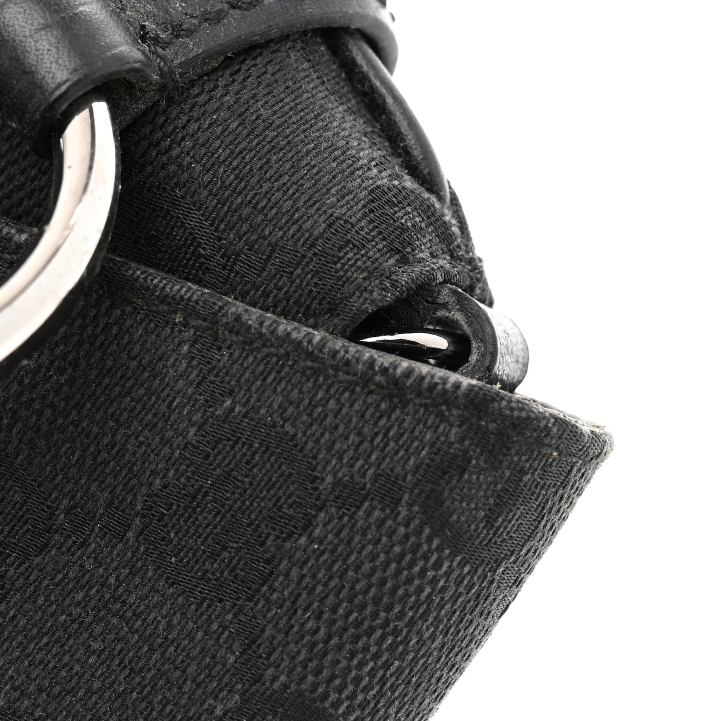 Monogram Horsebit Chain Clutch Black
