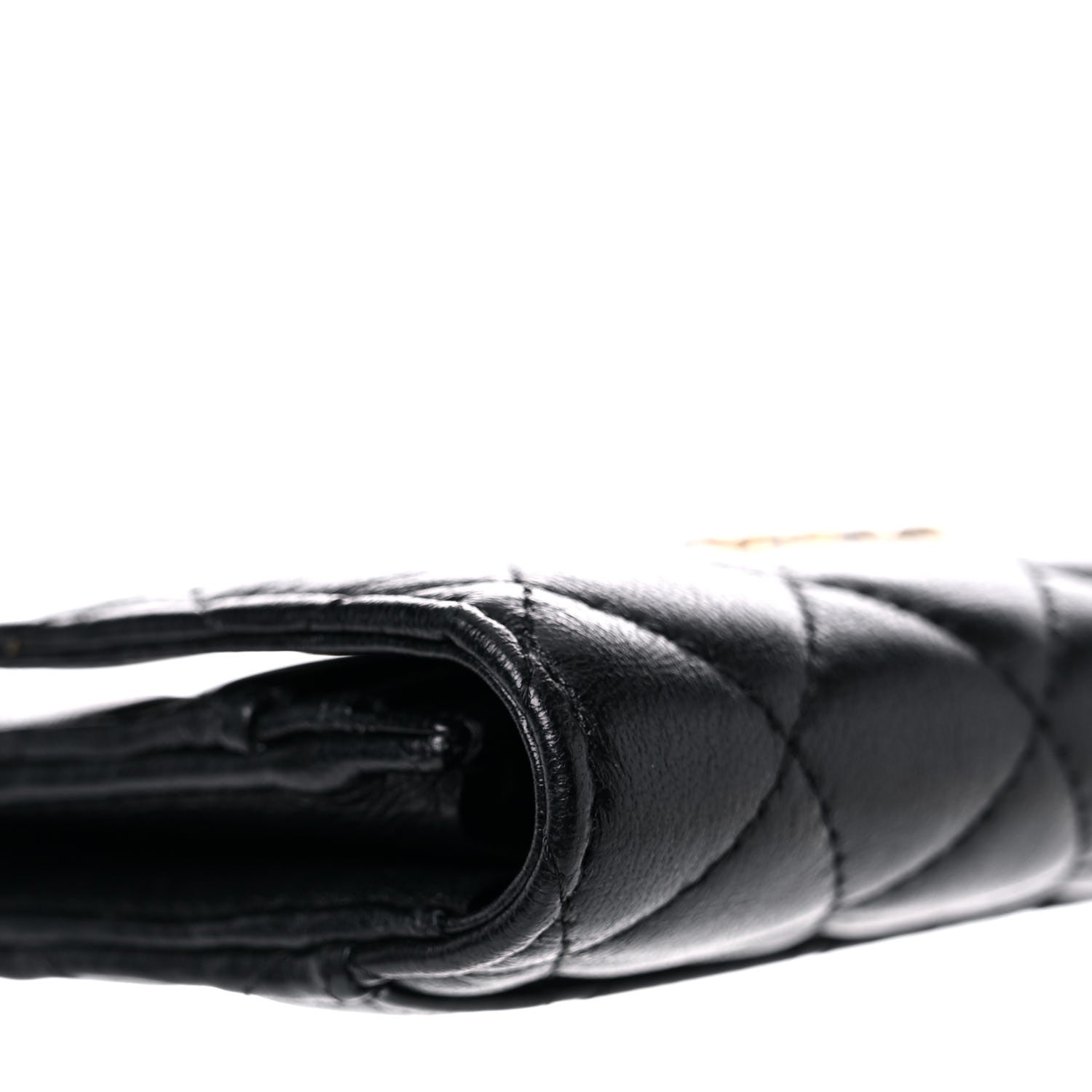 Chanel Lambskin Quilted Medium Chanel 19 Flap Wallet Black 11 of 15