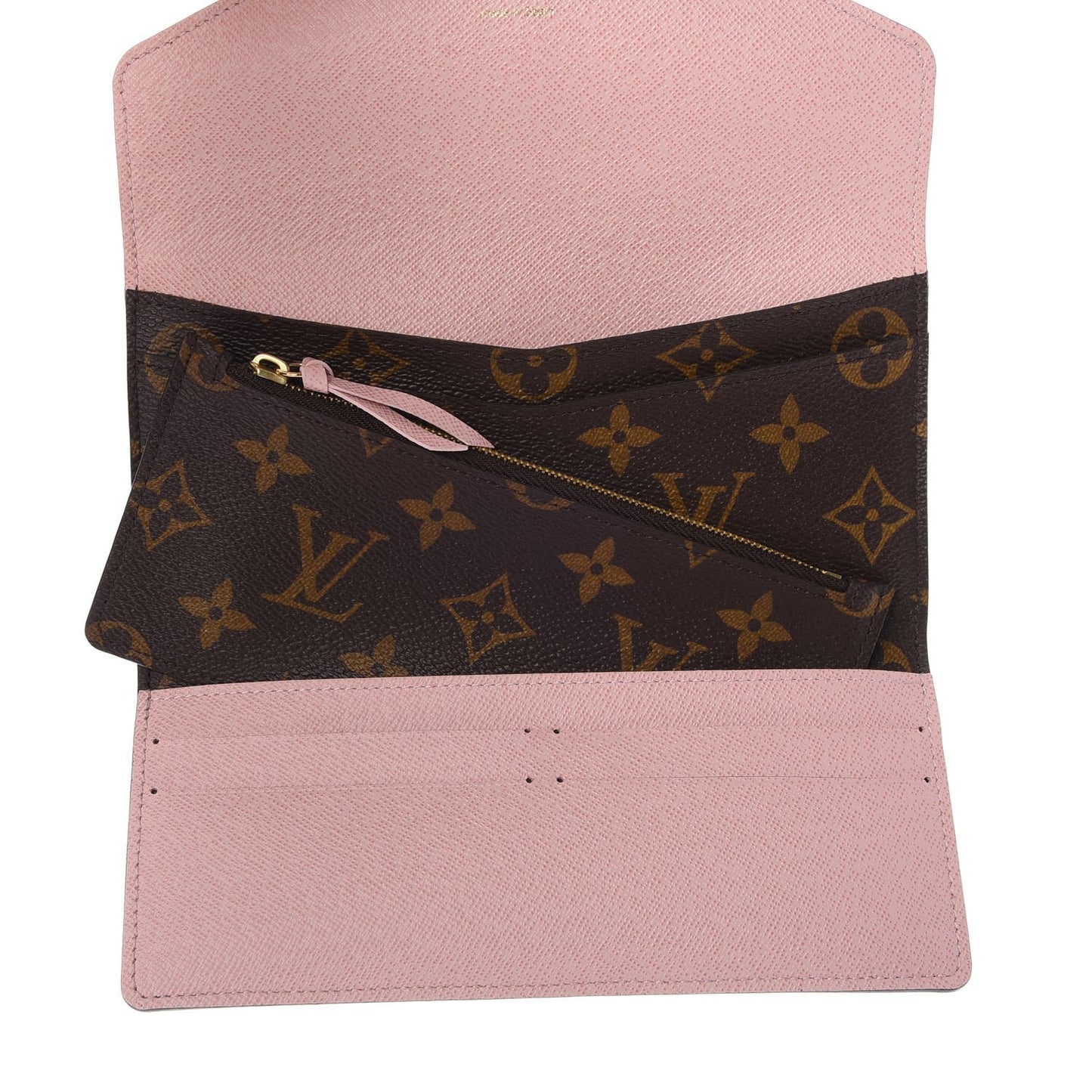 Monogram Josephine Wallet Rose Ballerine
