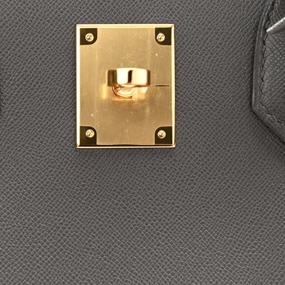 Hermes Grained Monsieur Birkin Sellier 30 Graphite 12 of 13