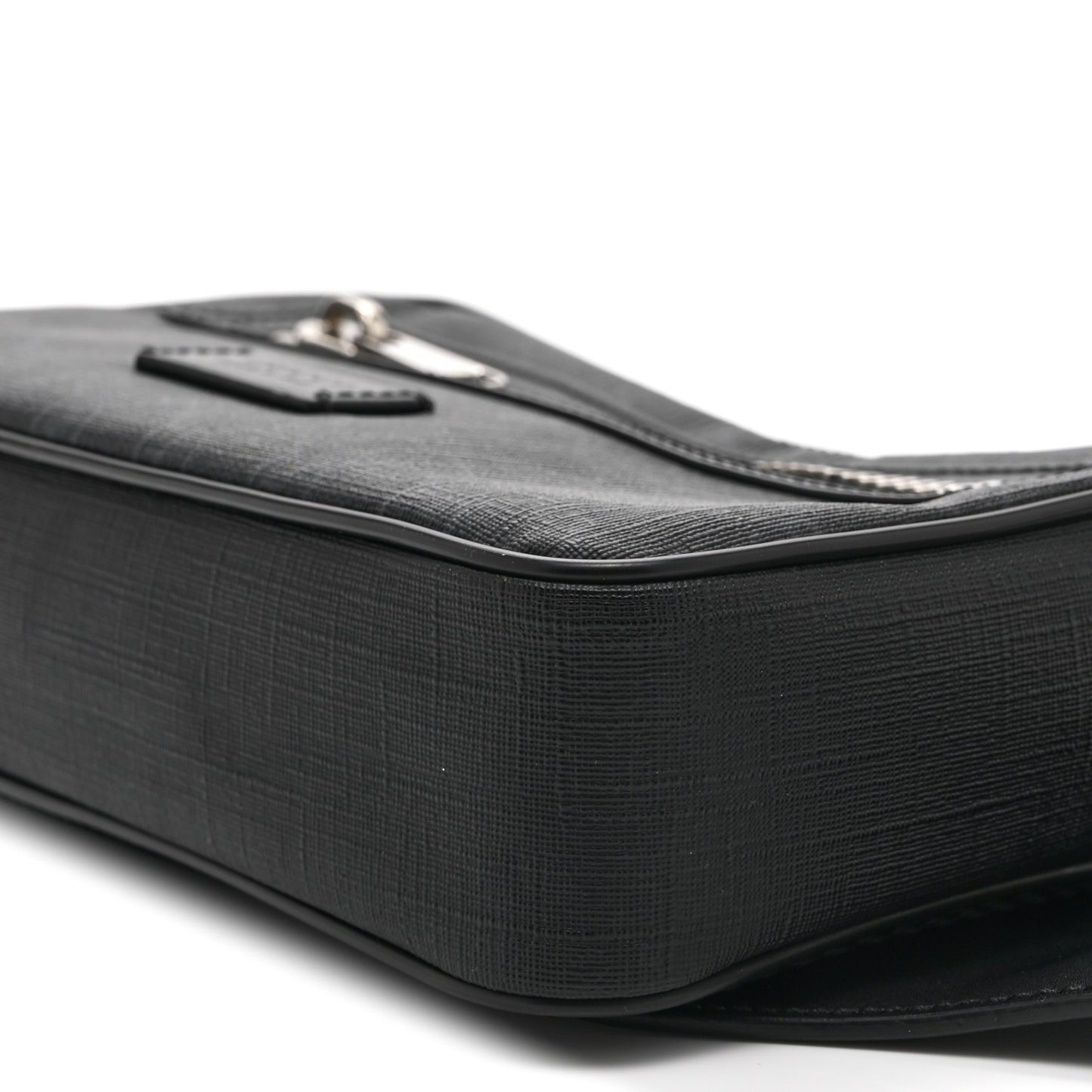 Soft GG Supreme Monogram Web Belt Bag Black Grey