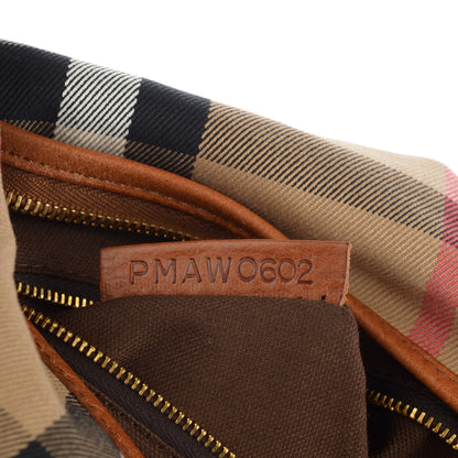 Burberry House Check Chain Hobo Tan 8 of 8