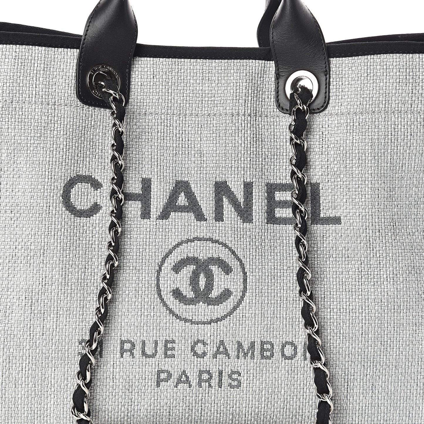Canvas Medium Deauville Tote Grey