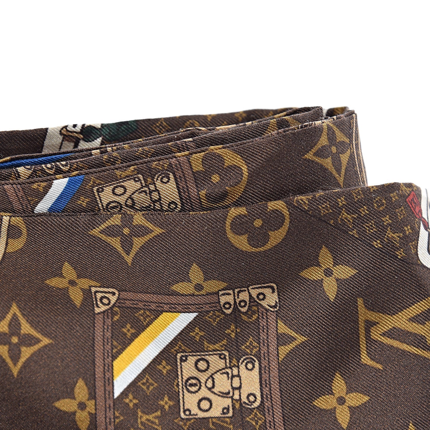 Louis Vuitton Silk Monogram Trunks Bandeau 4 of 6