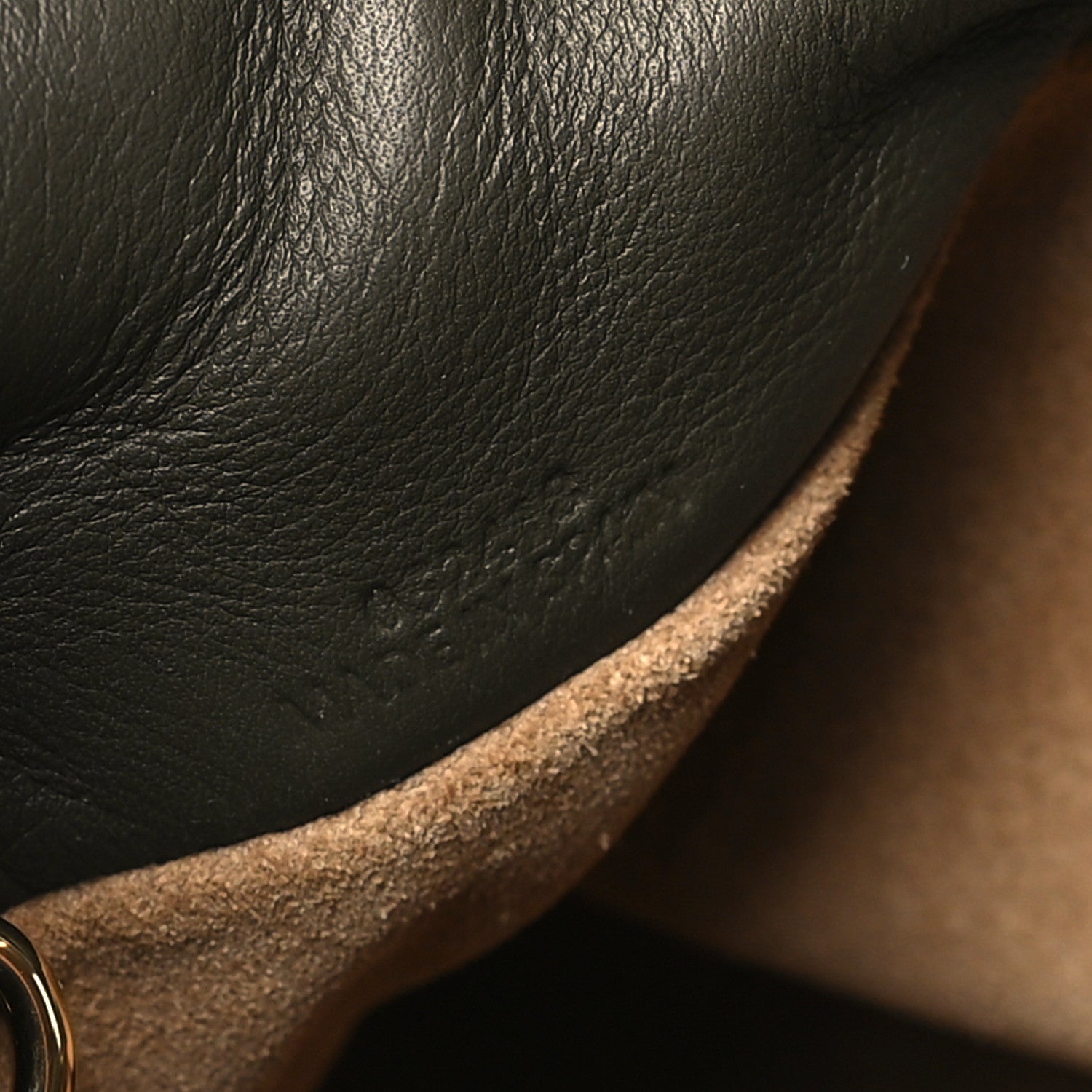 Loewe Calfskin Mini Flamenco Knot Clutch Dark Khaki 7 of 11