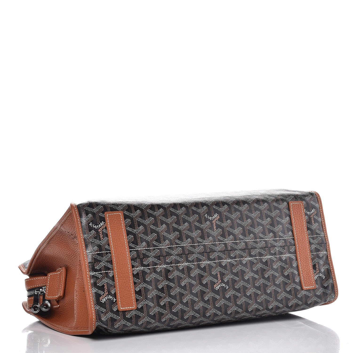 Goyard Goyardine Sac Hardy Pet Carrier PM Black Gold 4 of 9