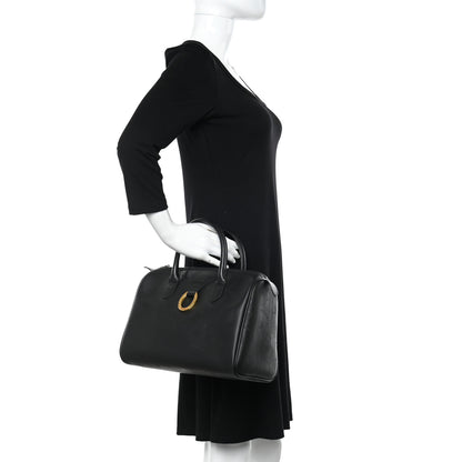 Christian Dior Canvas Diorissimo Boston Black 2 of 10