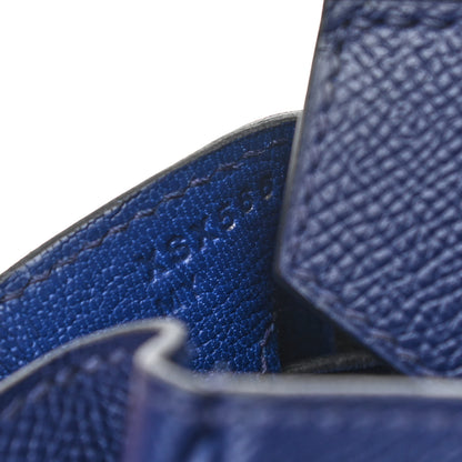 Hermes Epsom Birkin 30 Bleu Saphir 7 of 11
