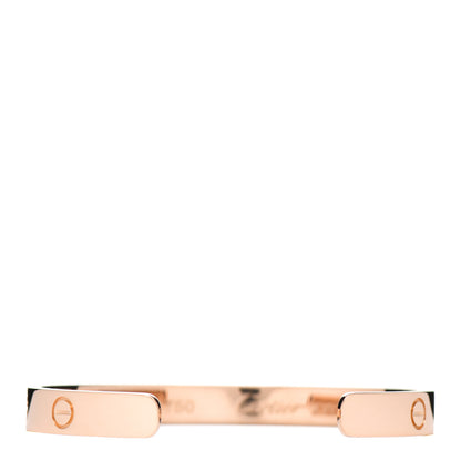 Cartier 18K Pink Gold LOVE Cuff Bracelet 16 3 of 6
