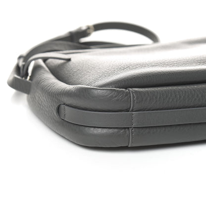Balenciaga Smooth Calfskin Logo S Everyday Camera Bag Gris Fossile White 8 of 10