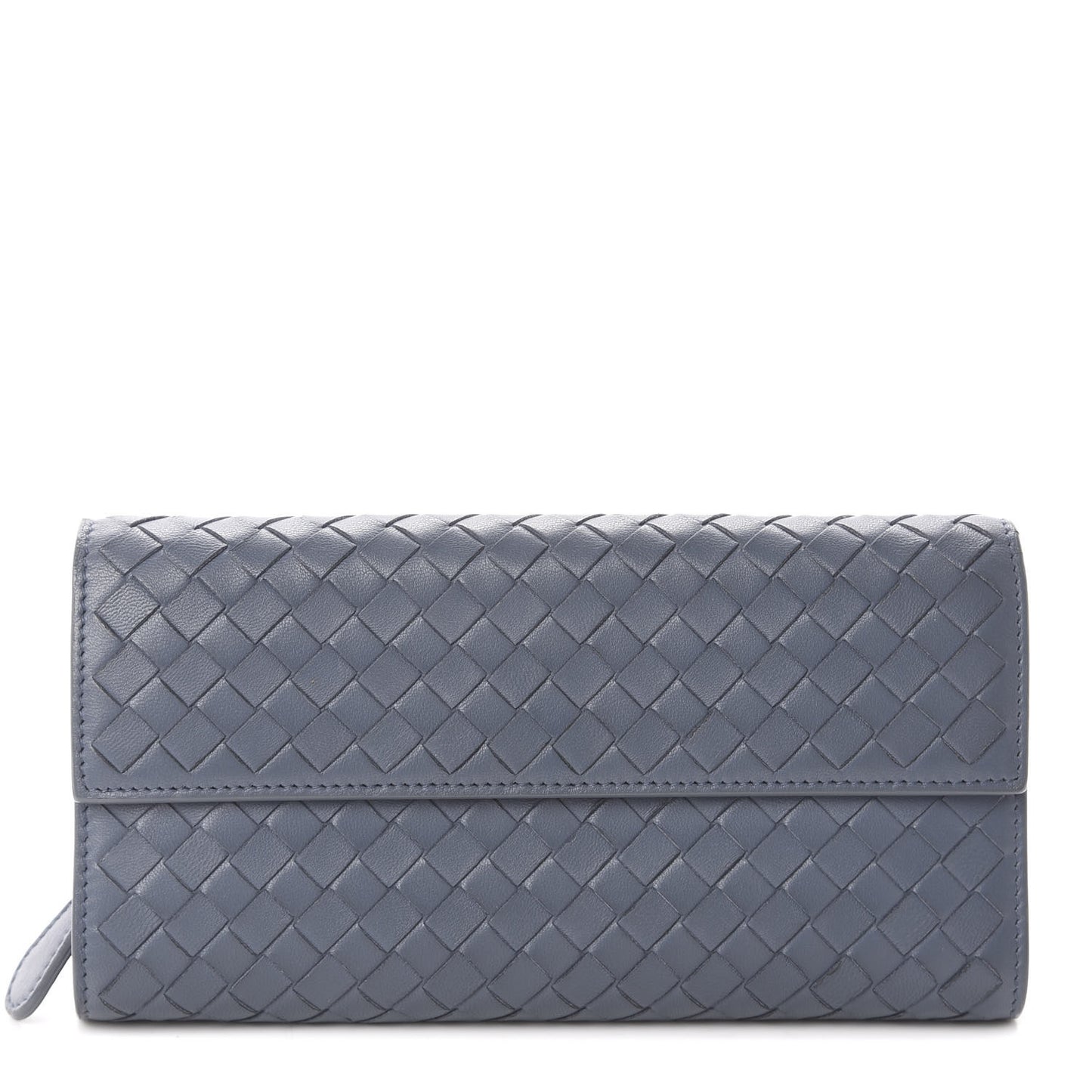 Nappa Intrecciato Continental Wallet Krim