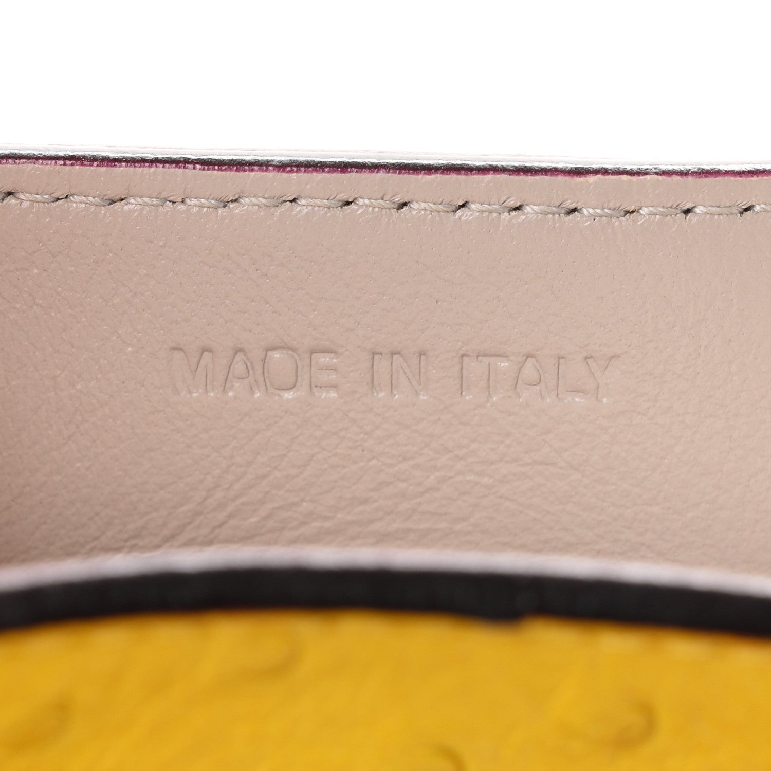 Christian Dior Ostrich Large Diorissimo Tote Yellow Beige 8 of 13