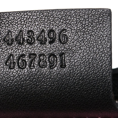 Gucci Velvet Matelasse Loved Embroidered Medium GG Marmont Shoulder Bag Black 8 of 17