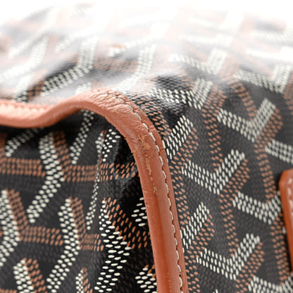 Goyard Goyardine Saint Leger Soft Briefcase Backpack Black Gold 16 of 19