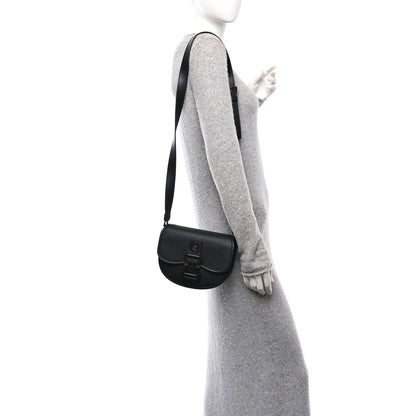 Christian Dior Grained Calfskin Mini Gallop Bag With Strap Black 2 of 10