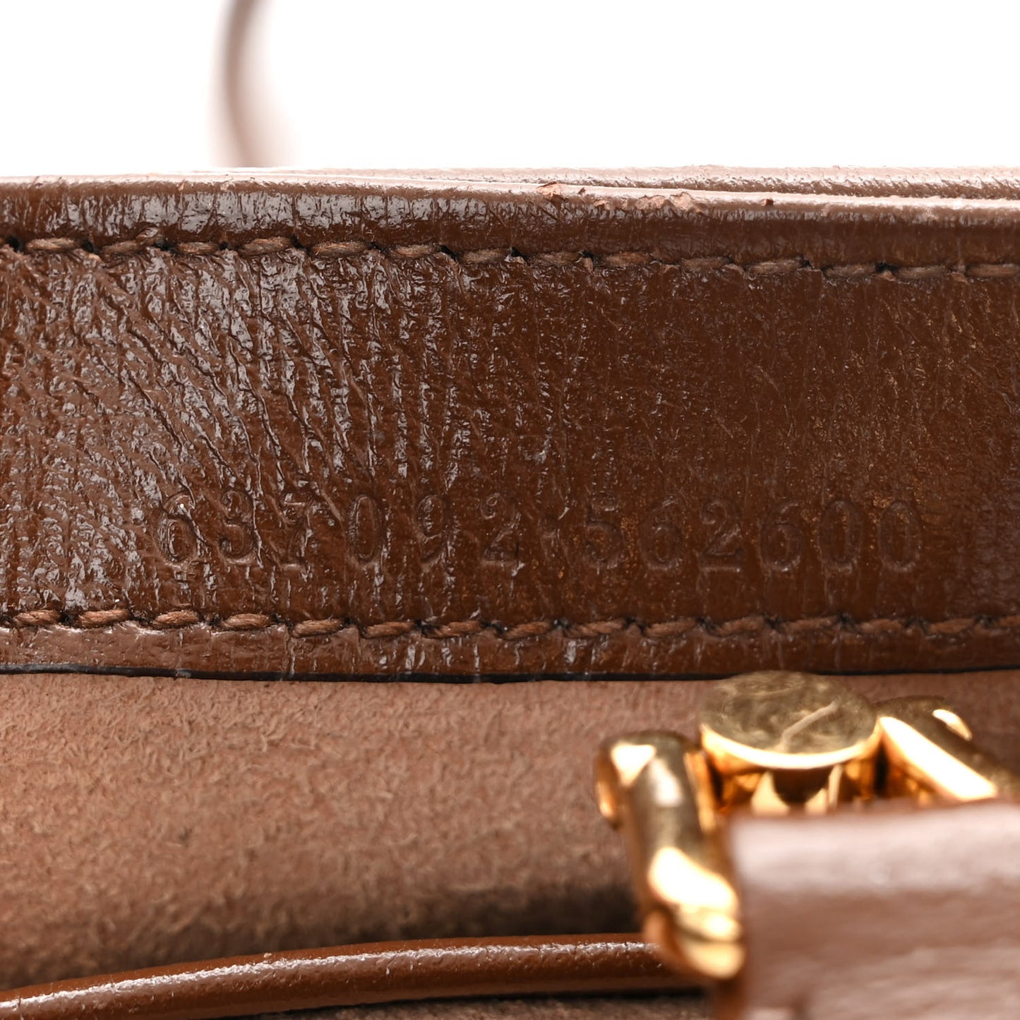 GG Supreme Monogram Azalea Calfskin Web Mini Jackie 1961 Hobo Beige Ebony Brown Sugar