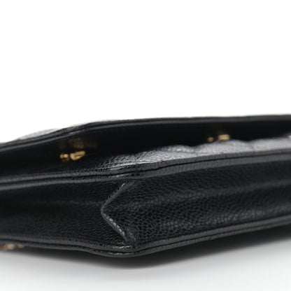 Chanel Caviar Quilted Wallet On Chain WOC Black 9 of 11
