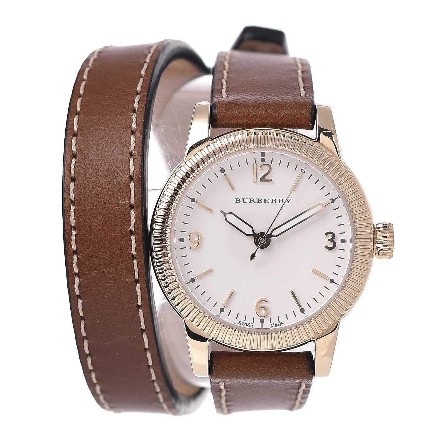 Burberry Stainless Steel Calfskin 30mm Utilitarian Quartz Watch BU7850 1 of 11
