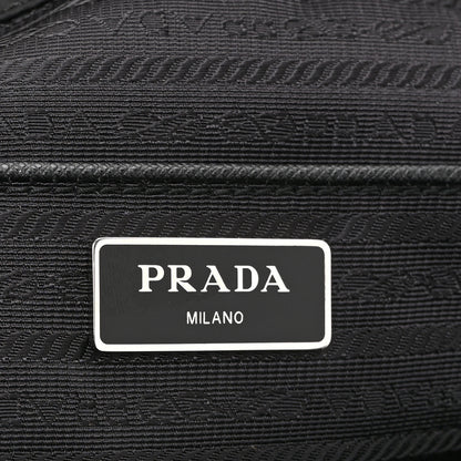 Prada Tessuto Nylon Saffiano Shopping Tote Black 6 of 10