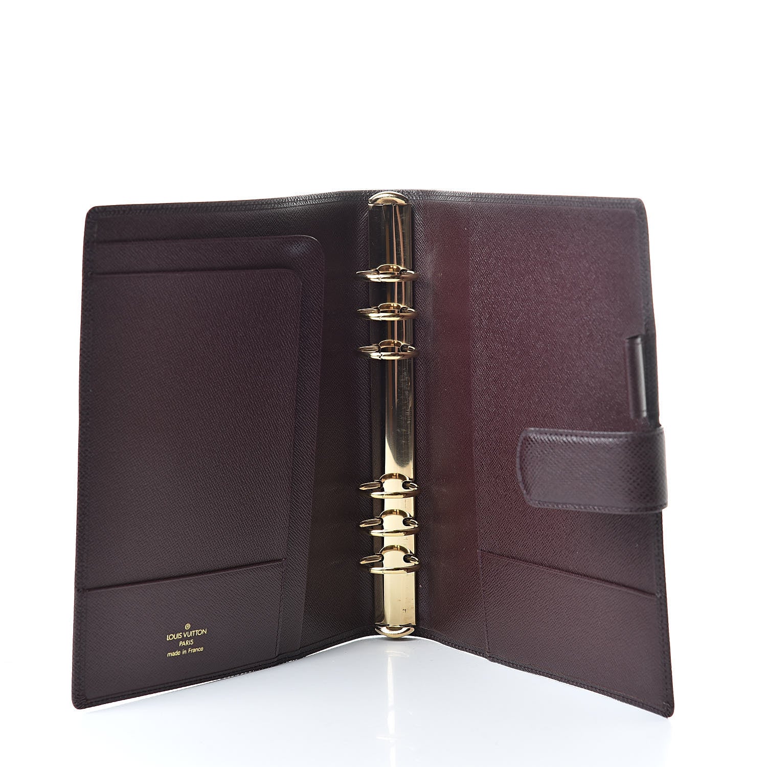 Louis Vuitton Taiga Large Ring Agenda Cover Acajou 5 of 9