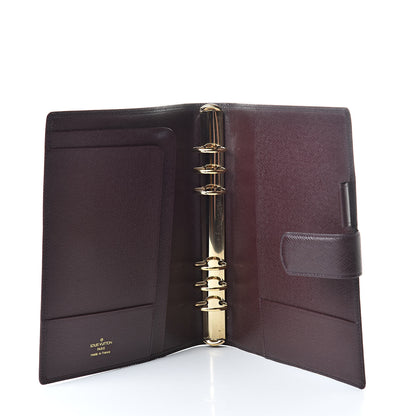 Louis Vuitton Taiga Large Ring Agenda Cover Acajou 5 of 9