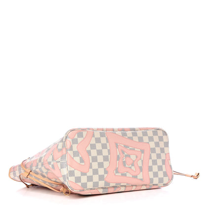 Louis Vuitton Damier Azur Tahitienne Neverfull MM 4 of 12