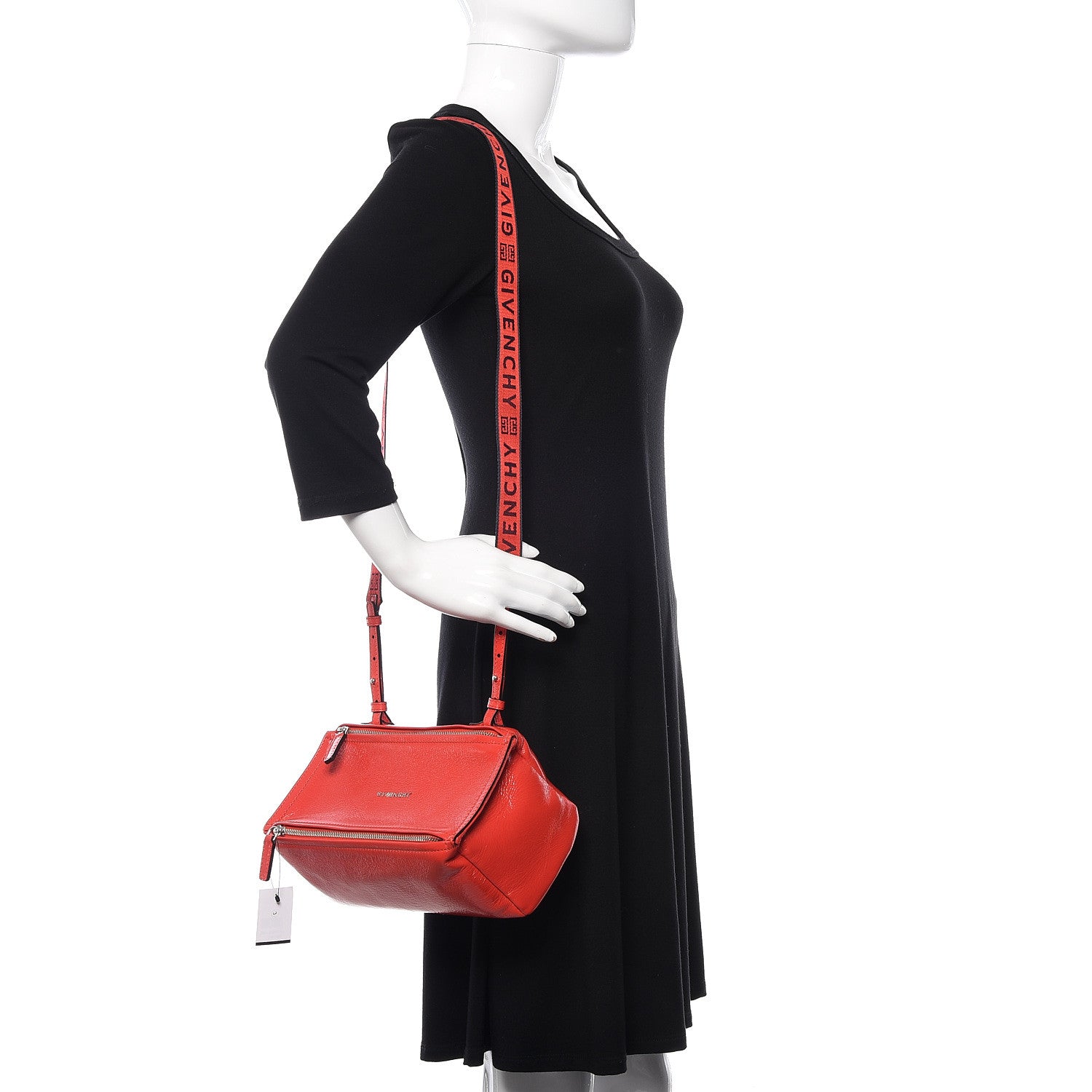 Givenchy Patent Lambskin 4G Mini Pandora Pop Red 2 of 8