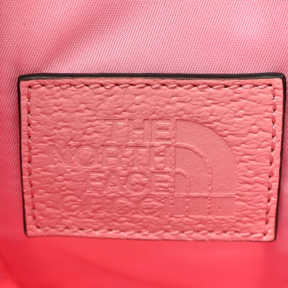Gucci X THE NORTH FACE Econyl Nylon Barrel Shoulder Bag Ivory Turquoise Wild Rose 6 of 12