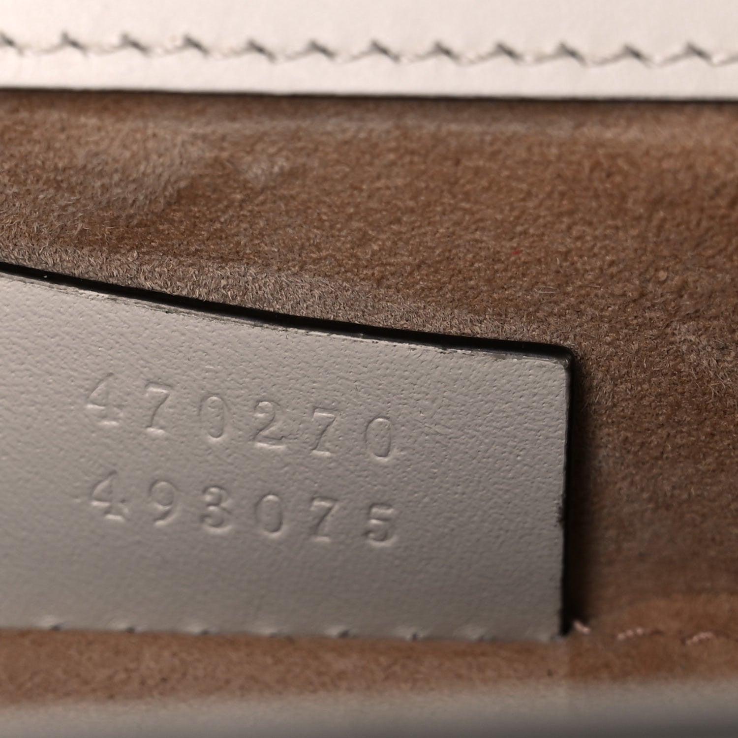 Gucci Calfskin Mini Sylvie Top Handle Bag White 8 of 14