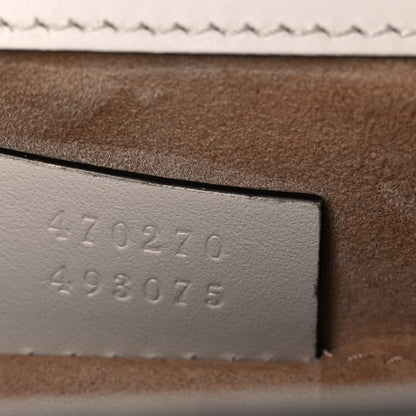 Gucci Calfskin Mini Sylvie Top Handle Bag White 8 of 14