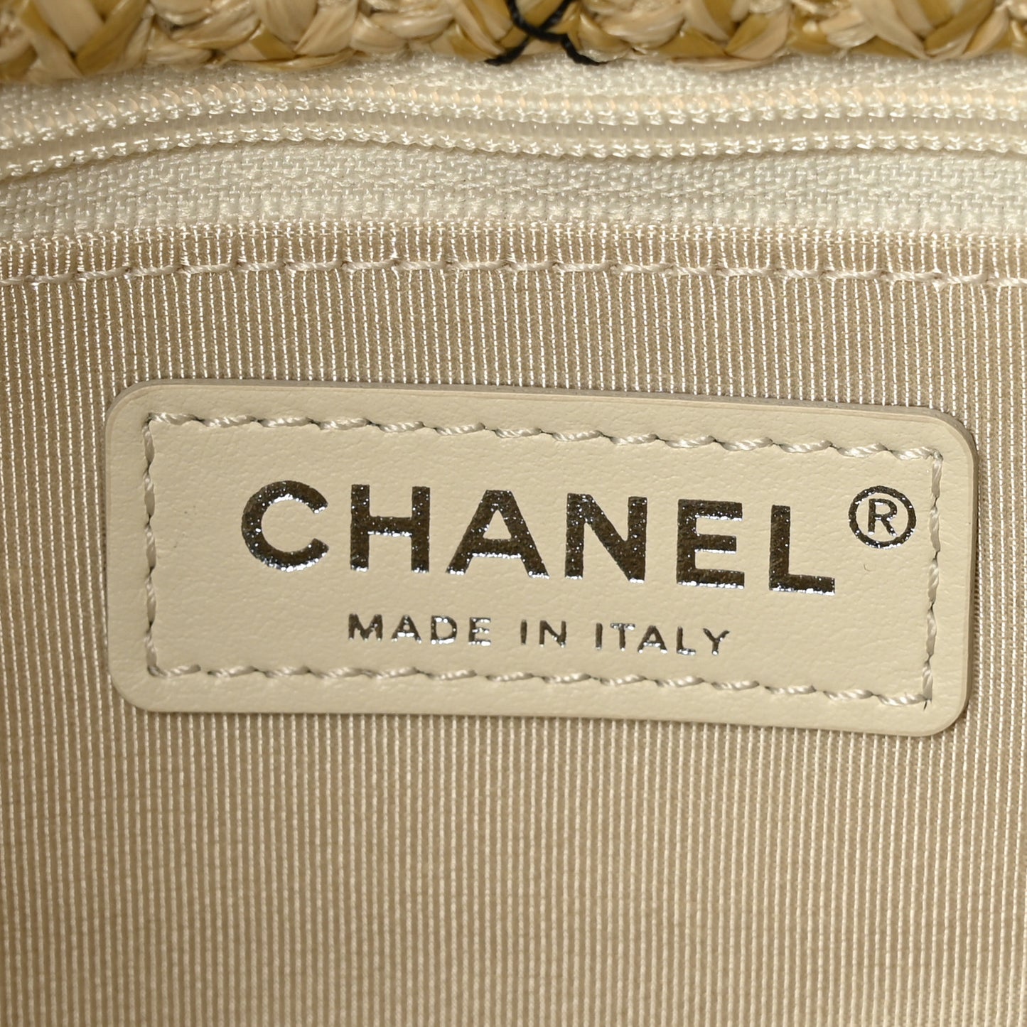 Calfskin PVC Quilted Chanel 31 Bag Black