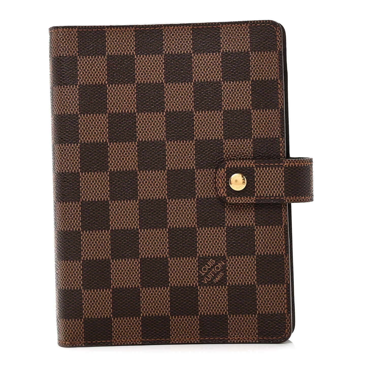 Damier Ebene Medium Ring Agenda Cover